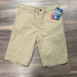 Dickies Men's Khaki Flat Front Shorts